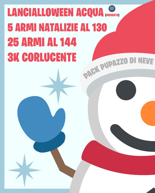 Pack Pupazzo di Neve