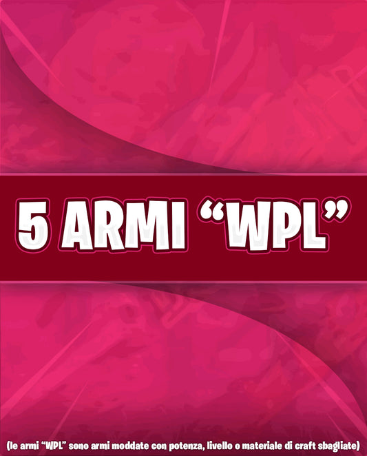 5 Armi moddate "WPL"